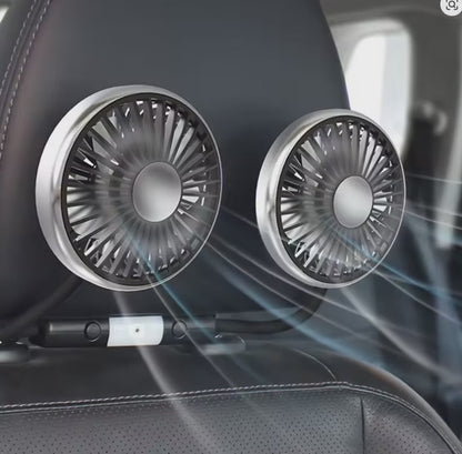 Ventilateur Duo AirFlow Max
Ventilateur de Voiture à Double Tête – 360° Rotatif, USB - Accessoire incontournable pour l’été !
